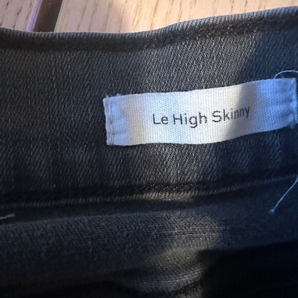 Frame Denim Le High Skinny in Kerry Dark Gray- Size 29 - Picture 5 of 5